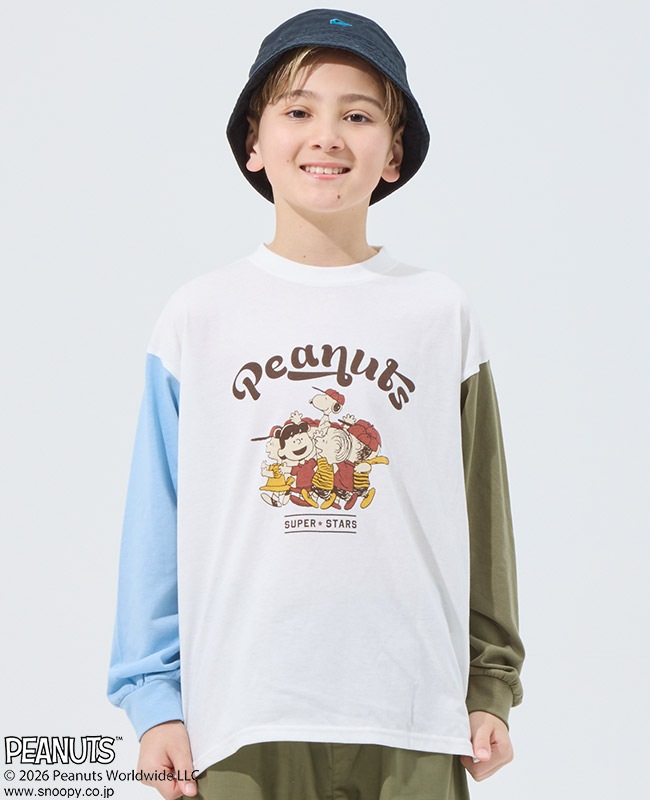 クリフメイヤー[公式] SNOOPYコラボゆるT KIDS J2537835