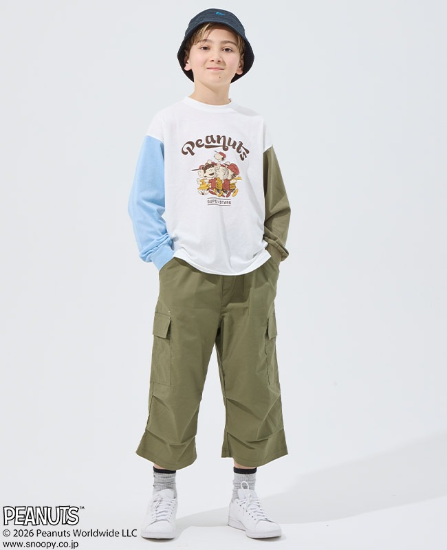 クリフメイヤー[公式] SNOOPYコラボゆるT KIDS J2537835