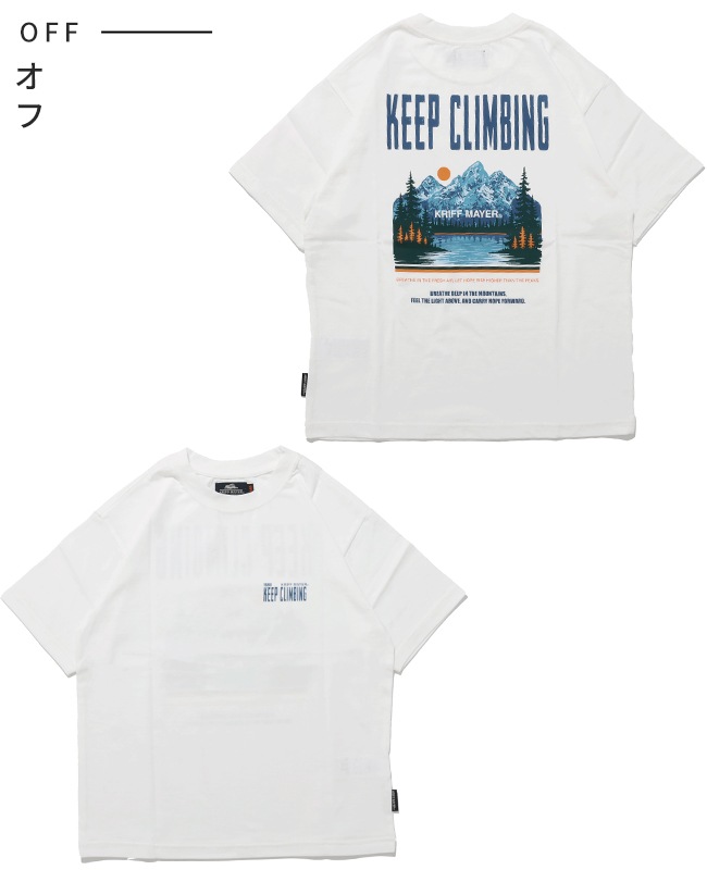 クリフメイヤー[公式] 天竺プリントT(山) KIDS J2557824