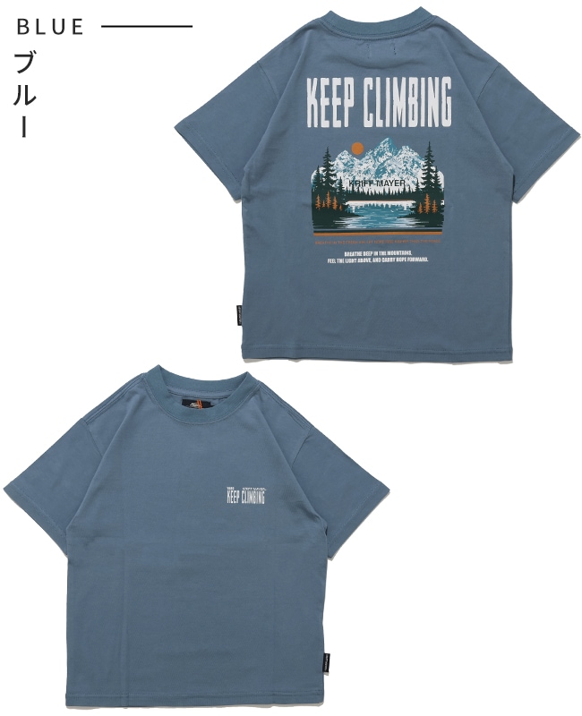 クリフメイヤー[公式] 天竺プリントT(山) KIDS J2557824