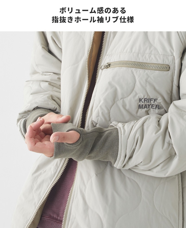 クリフメイヤー[公式] ボリュームネックキルトジャケット MENS 2425103