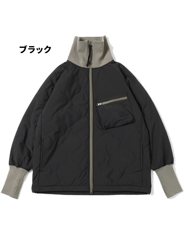 クリフメイヤー[公式] ボリュームネックキルトジャケット MENS 2425103