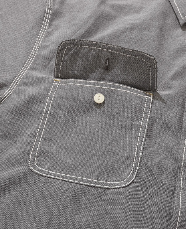 クリフメイヤー[公式] シャンブレーワーク半袖シャツ MENS 2445103