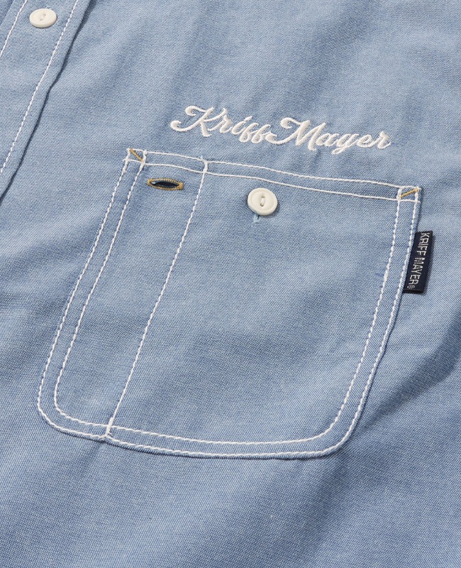 クリフメイヤー[公式] シャンブレーワーク半袖シャツ MENS 2445103