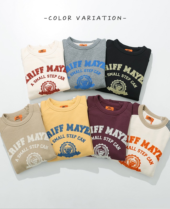 クリフメイヤー[公式] ざっくり裏毛7分袖クルー LADYS W2517835