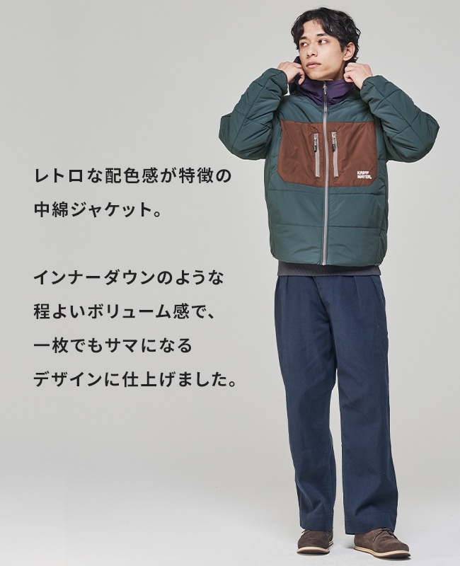 クリフメイヤー[公式] 中綿レトロフードジャケット 2527800 | MENS