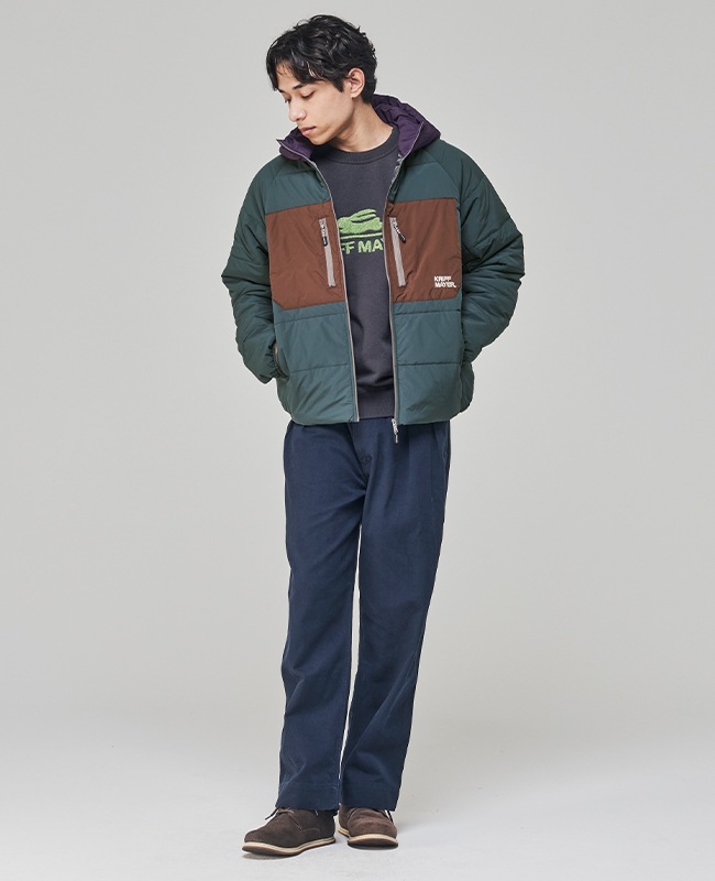 クリフメイヤー[公式] 中綿レトロフードジャケット 2527800 | MENS