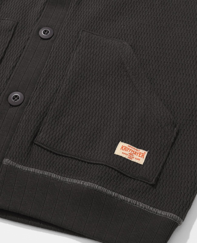 クリフメイヤー[公式] ハニカムワッフルVカーデ MENS 2537807