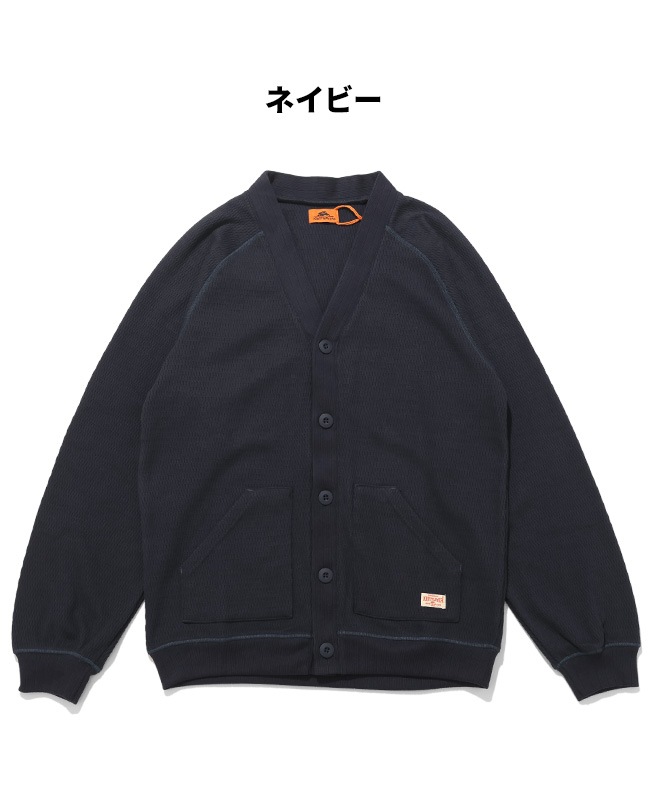 クリフメイヤー[公式] ハニカムワッフルVカーデ MENS 2537807