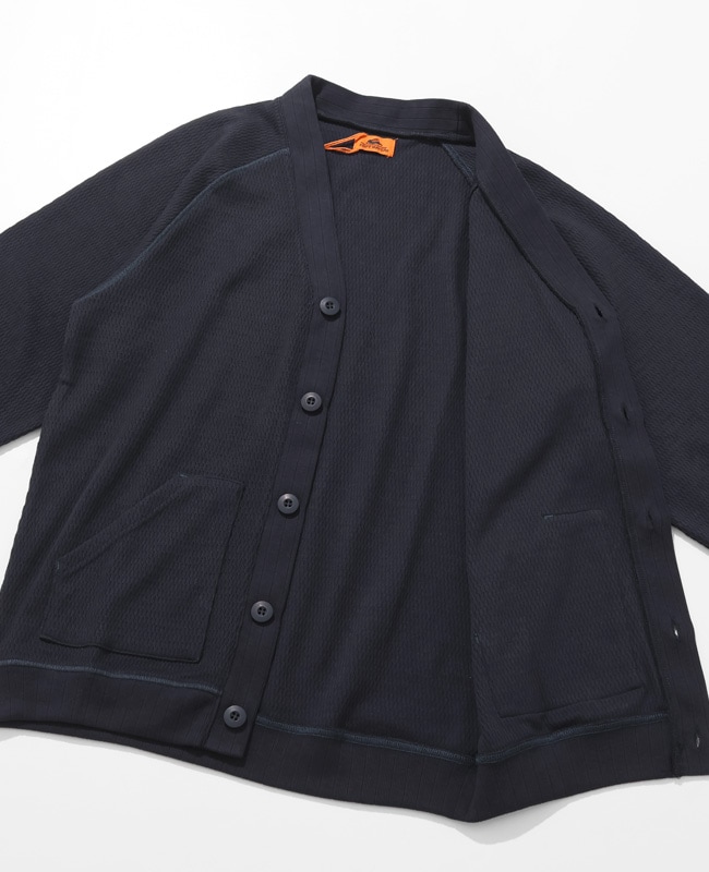 クリフメイヤー[公式] ハニカムワッフルVカーデ MENS 2537807
