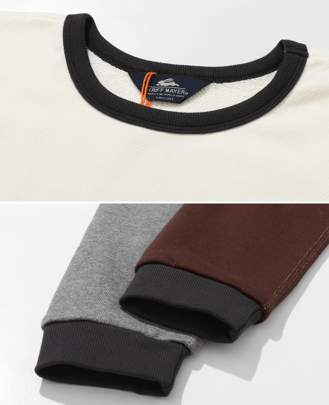 クリフメイヤー[公式] ざっくり裏毛クルー MENS 2617802