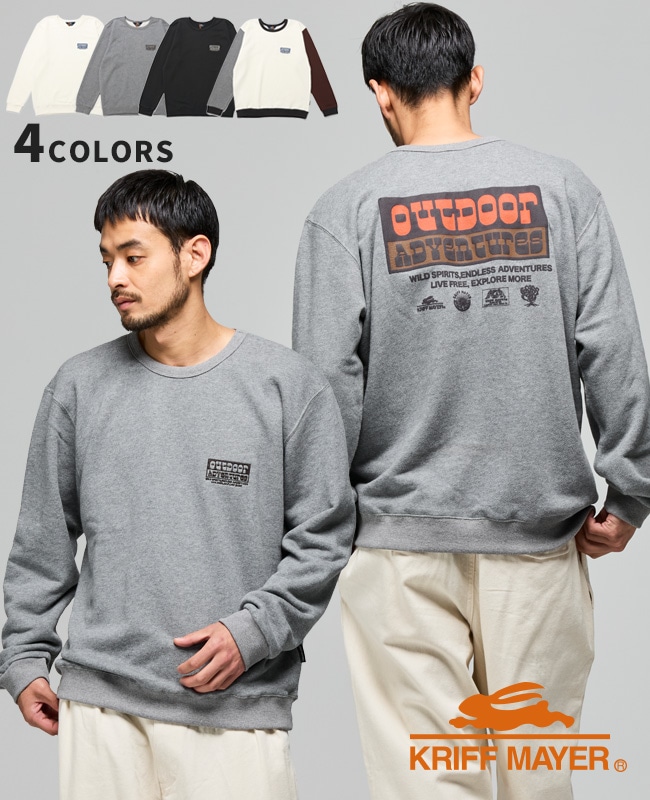クリフメイヤー[公式] ざっくり裏毛クルー MENS 2617802