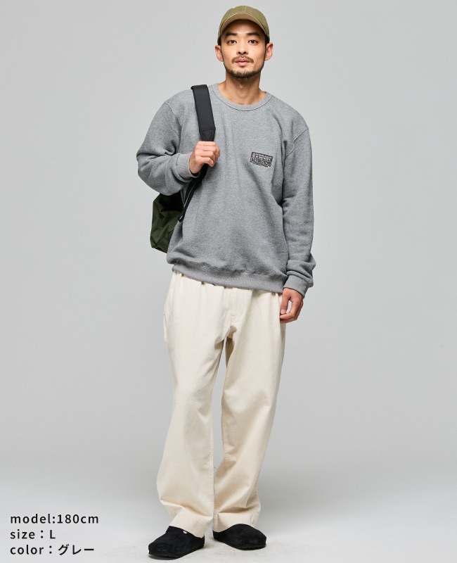 クリフメイヤー[公式] ざっくり裏毛クルー MENS 2617802