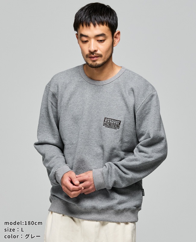 クリフメイヤー[公式] ざっくり裏毛クルー MENS 2617802