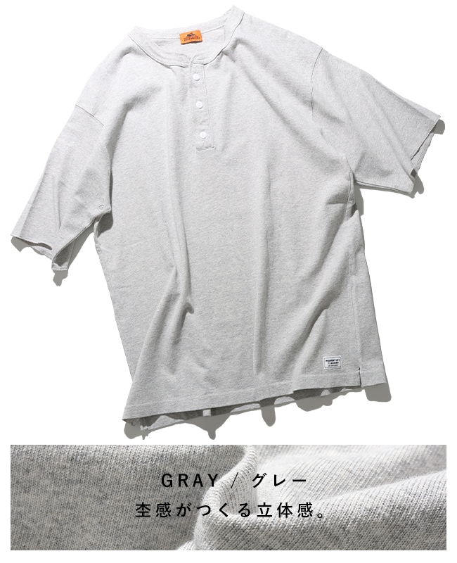 クリフメイヤー[公式] ヘビーウェイトピグメントヘンリーTシャツ MENS LADYS 2455803