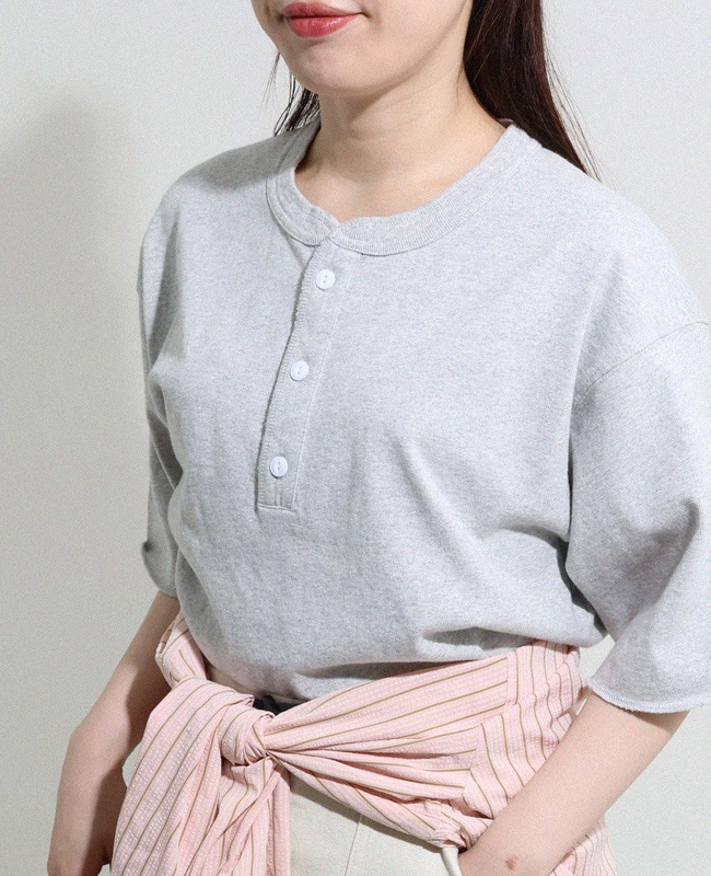 クリフメイヤー[公式] ヘビーウェイトピグメントヘンリーTシャツ MENS LADYS 2455803