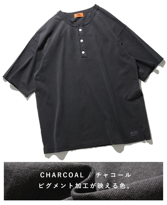 クリフメイヤー[公式] ヘビーウェイトピグメントヘンリーTシャツ MENS LADYS 2455803