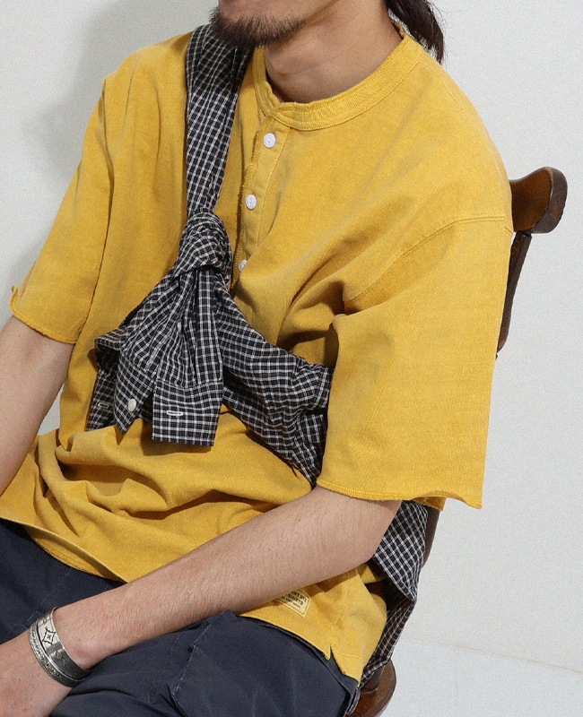 クリフメイヤー[公式] ヘビーウェイトピグメントヘンリーTシャツ MENS LADYS 2455803