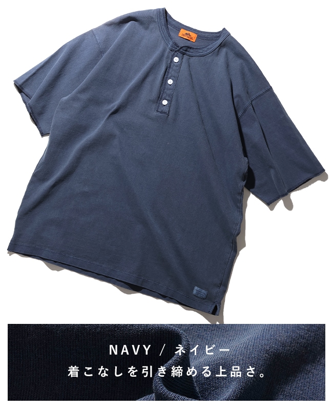 クリフメイヤー[公式] ヘビーウェイトピグメントヘンリーTシャツ MENS LADYS 2455803