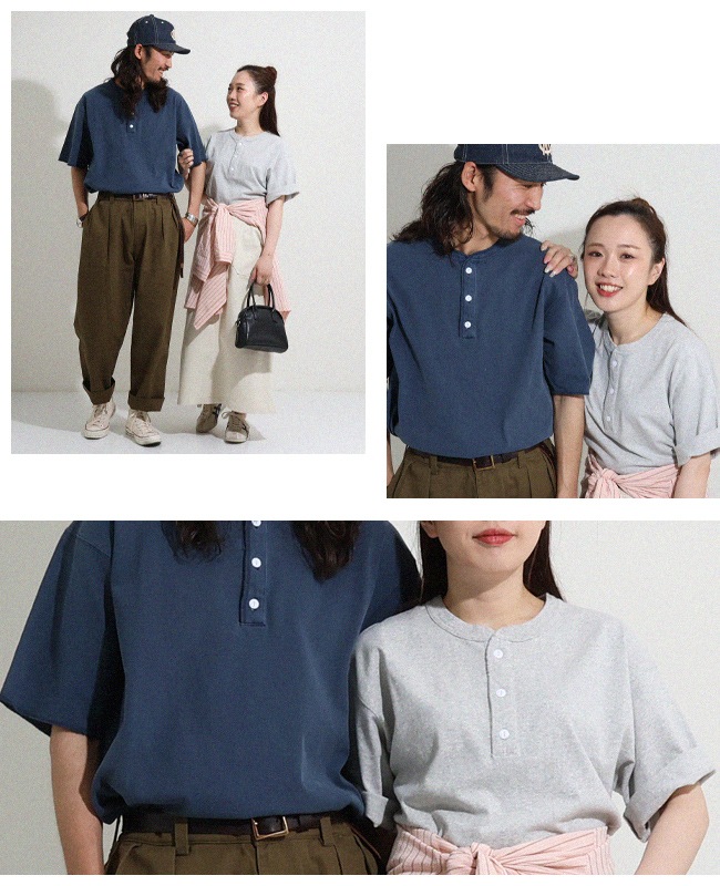 クリフメイヤー[公式] ヘビーウェイトピグメントヘンリーTシャツ MENS LADYS 2455803