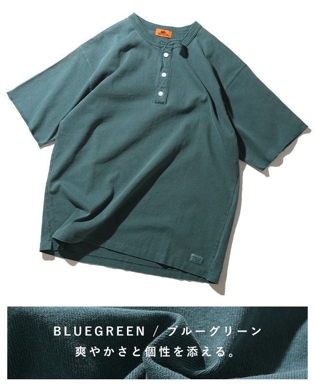 クリフメイヤー[公式] ヘビーウェイトピグメントヘンリーTシャツ MENS LADYS 2455803