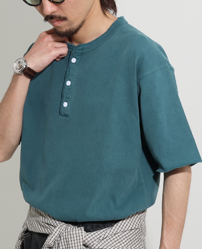クリフメイヤー[公式] ヘビーウェイトピグメントヘンリーTシャツ MENS LADYS 2455803