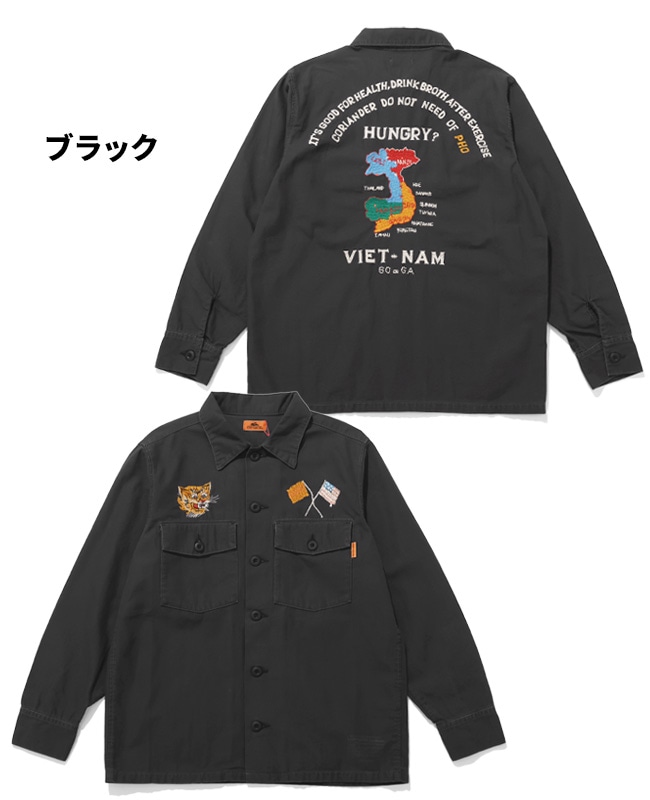 クリフメイヤー[公式] スーベニア刺繍ミリタリーシャツ MENS 2514001