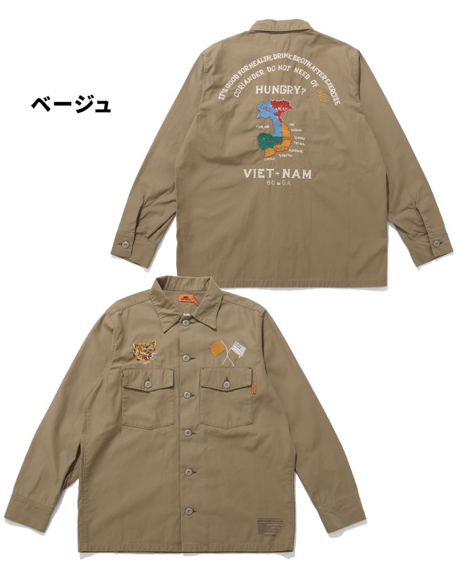 クリフメイヤー[公式] スーベニア刺繍ミリタリーシャツ MENS 2514001