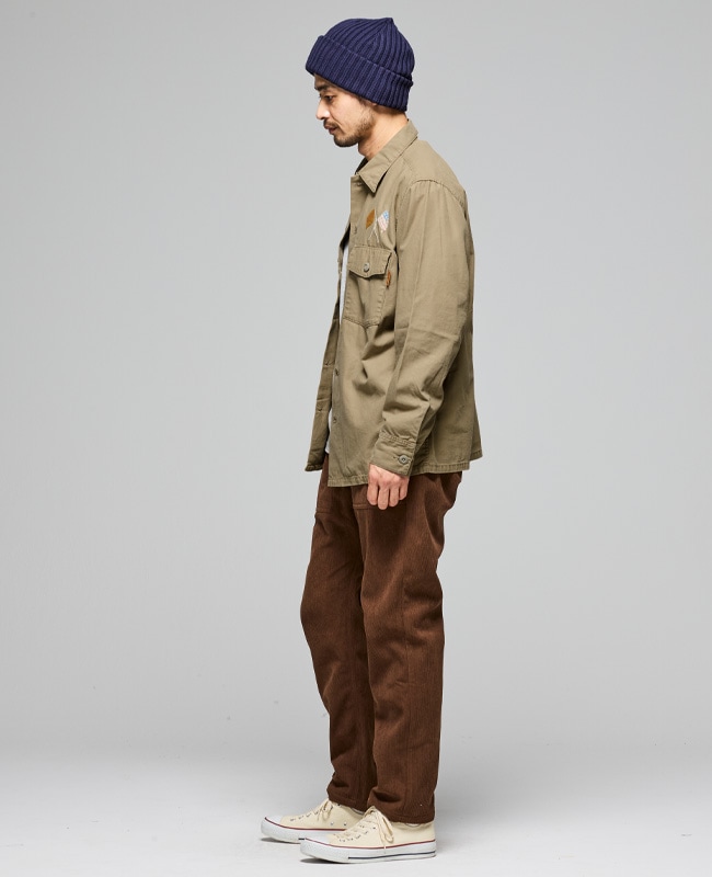 クリフメイヤー[公式] スーベニア刺繍ミリタリーシャツ MENS 2514001