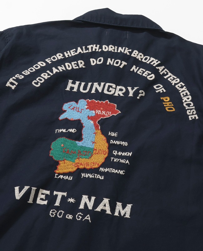 クリフメイヤー[公式] スーベニア刺繍ミリタリーシャツ MENS