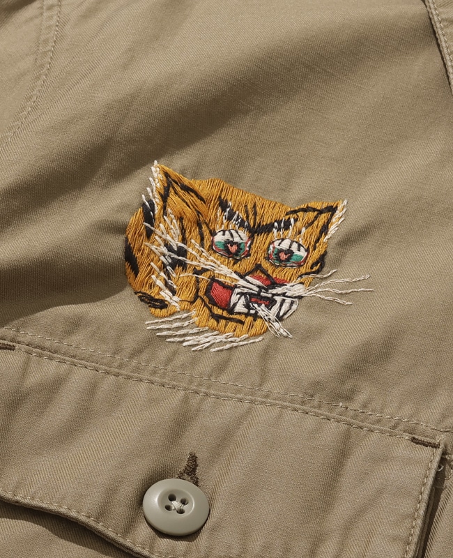 クリフメイヤー[公式] スーベニア刺繍ミリタリーシャツ MENS 2514001