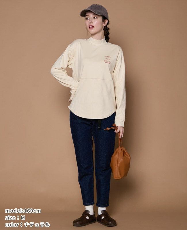 クリフメイヤー[公式] もちのびモックネックT LADYS W2515608