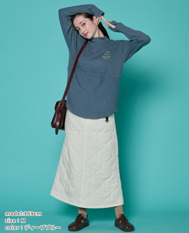 クリフメイヤー[公式] もちのびモックネックT LADYS W2515608 | LADYS