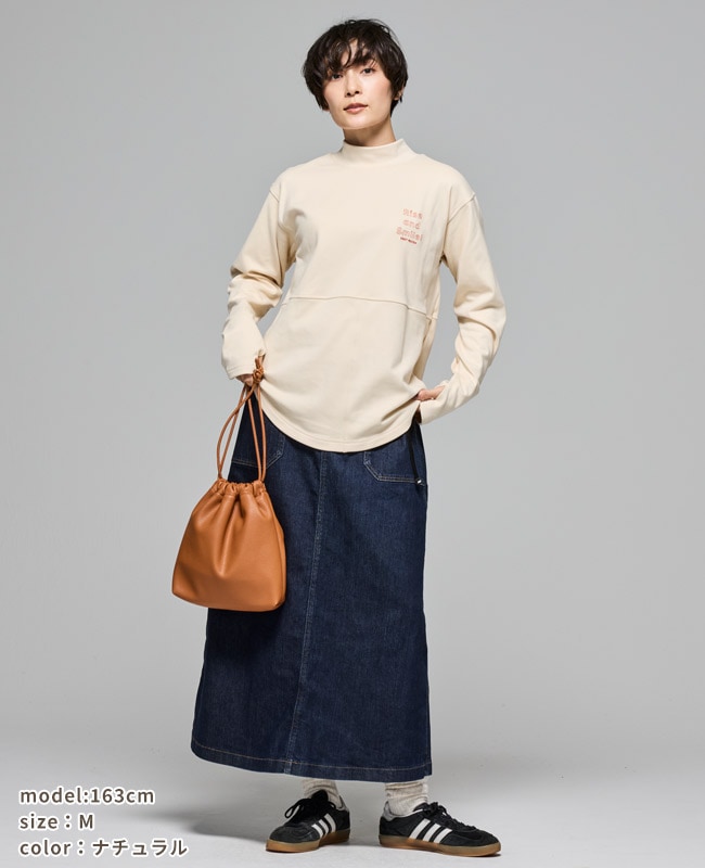 クリフメイヤー[公式] もちのびモックネックT LADYS W2515608 | LADYS