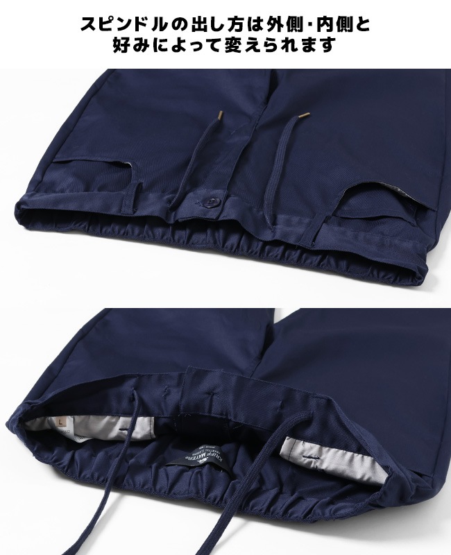 クリスマス価格　kolor　21AW 金ジップウールテーパードパンツ ネイビー クリスマス価格 kolor 21AW 金ジップウールテーパードパンツ