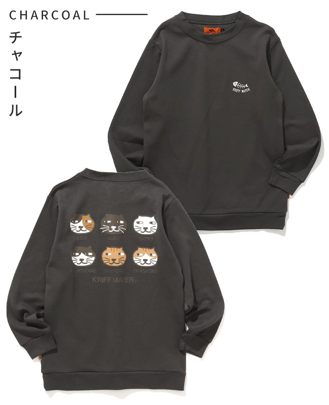 クリフメイヤー[公式] プリントクルー（ネコ） KIDS J2517845