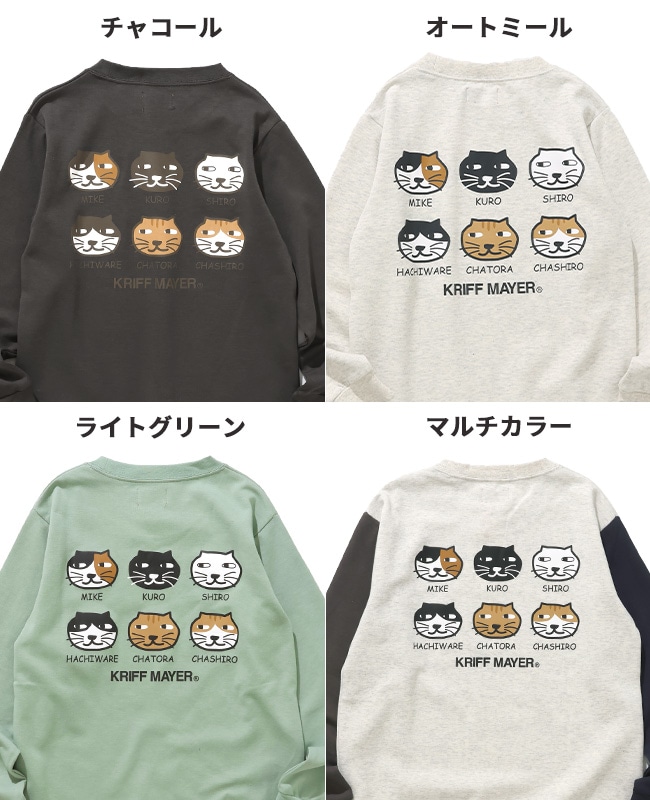 クリフメイヤー[公式] プリントクルー（ネコ） KIDS J2517845