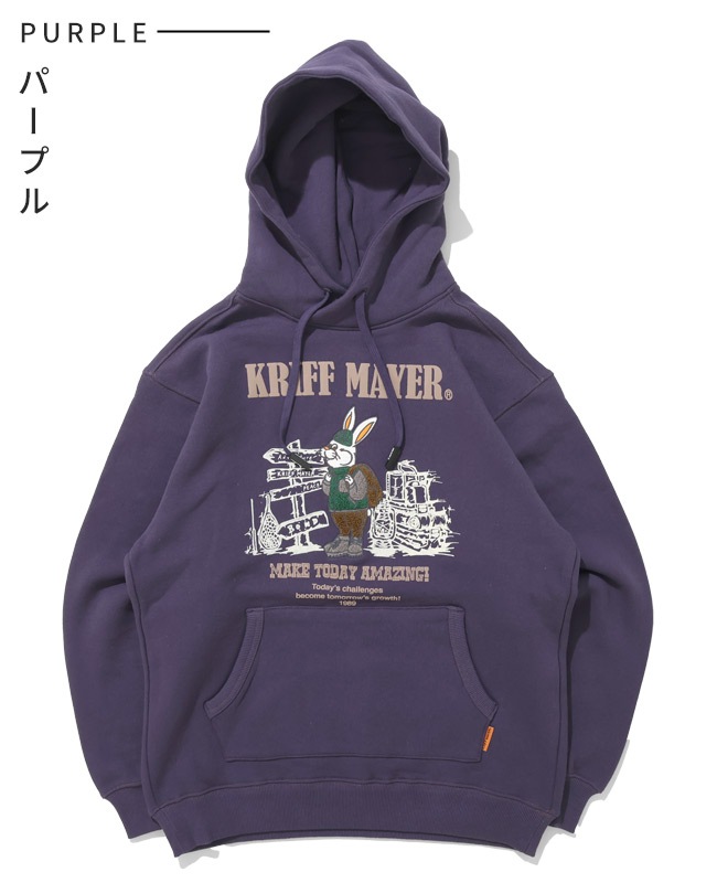 クリフメイヤー[公式] 裏起毛パーカー(ラビット) MENS 2523105