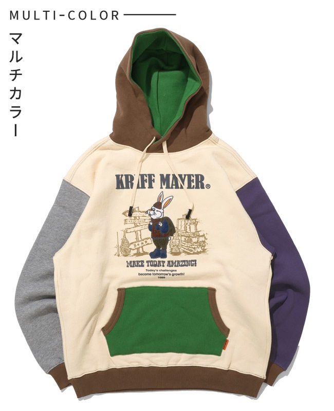 クリフメイヤー[公式] 裏起毛パーカー(ラビット) MENS 2523105