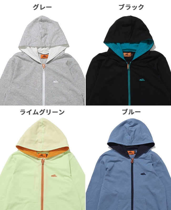 クリフメイヤー[公式] UVカットさらパーカー KIDS J2537832