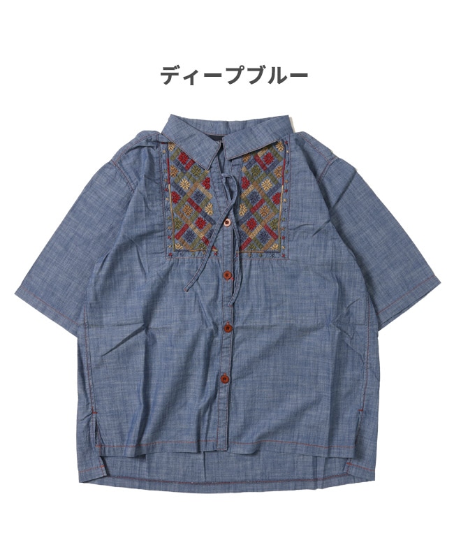 クリフメイヤー[公式] 手刺繍風シャツ LADYS 2354003L | LADYS