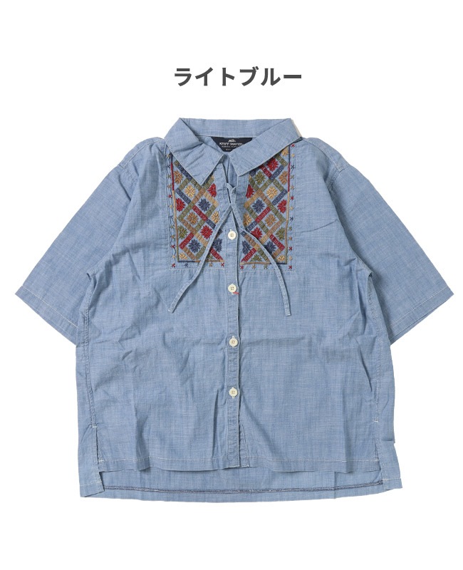 クリフメイヤー[公式] 手刺繍風シャツ LADYS 2354003L
