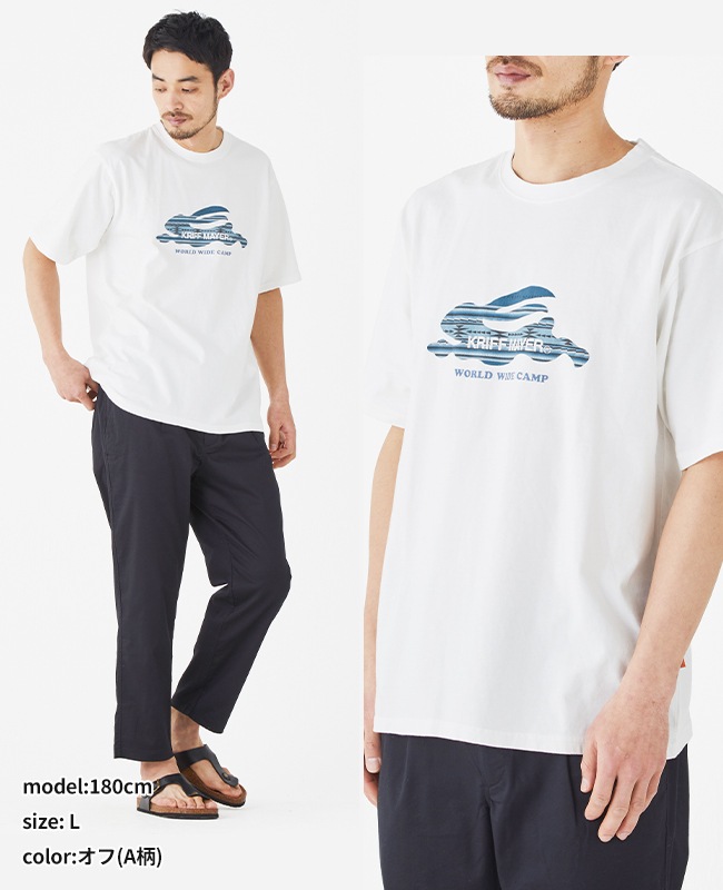 クリフメイヤー[公式] フライングラビット柄ロゴTシャツ 2447806
