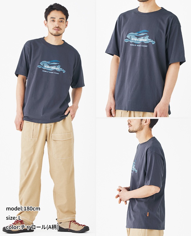 クリフメイヤー[公式] フライングラビット柄ロゴTシャツ 2447806