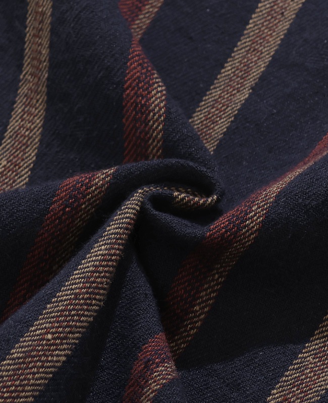 クリフメイヤー[公式] ストライプフランネルシャツ MENS 2515108