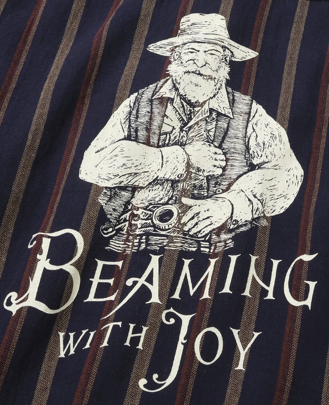 クリフメイヤー[公式] ストライプフランネルシャツ MENS 2515108