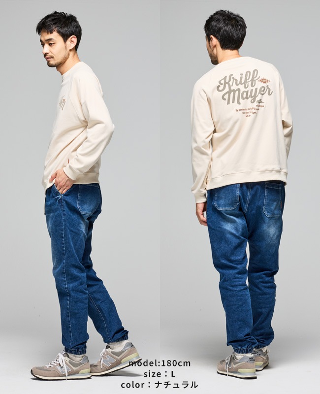 クリフメイヤー[公式] もちのび刺繍ラグランロンT MENS 2515601