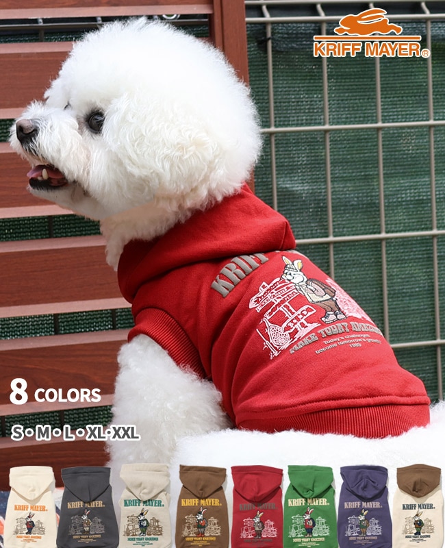 クリフメイヤー[公式] 裏起毛パーカー(ラビット) DOG D2527814