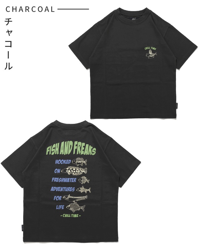 クリフメイヤー[公式] 天竺プリントTEE(釣り) KIDS J2556308