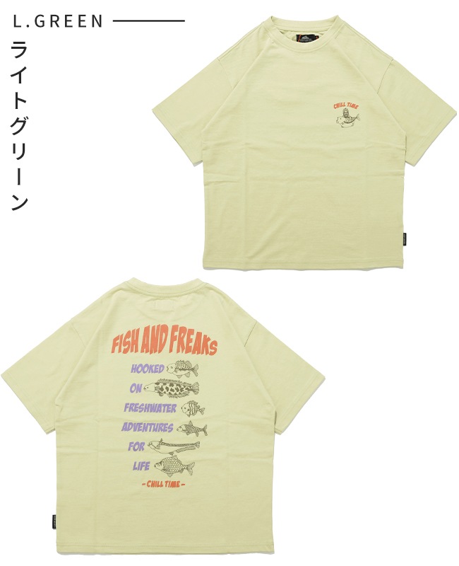 クリフメイヤー[公式] 天竺プリントTEE(釣り) KIDS J2556308